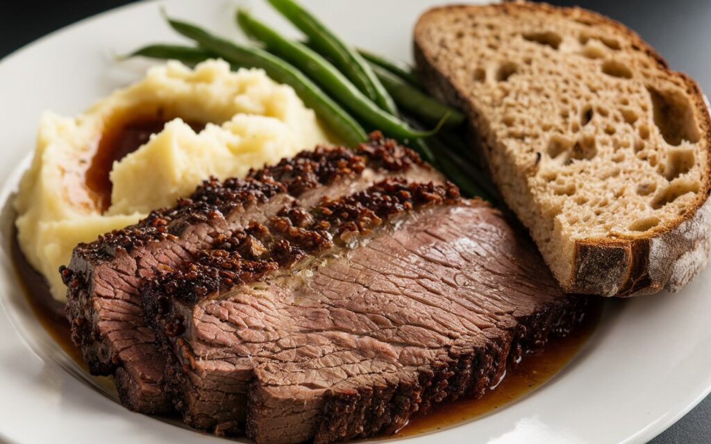 Brioche bread paired with brisket sandwich - What kind of bread goes well with brisket