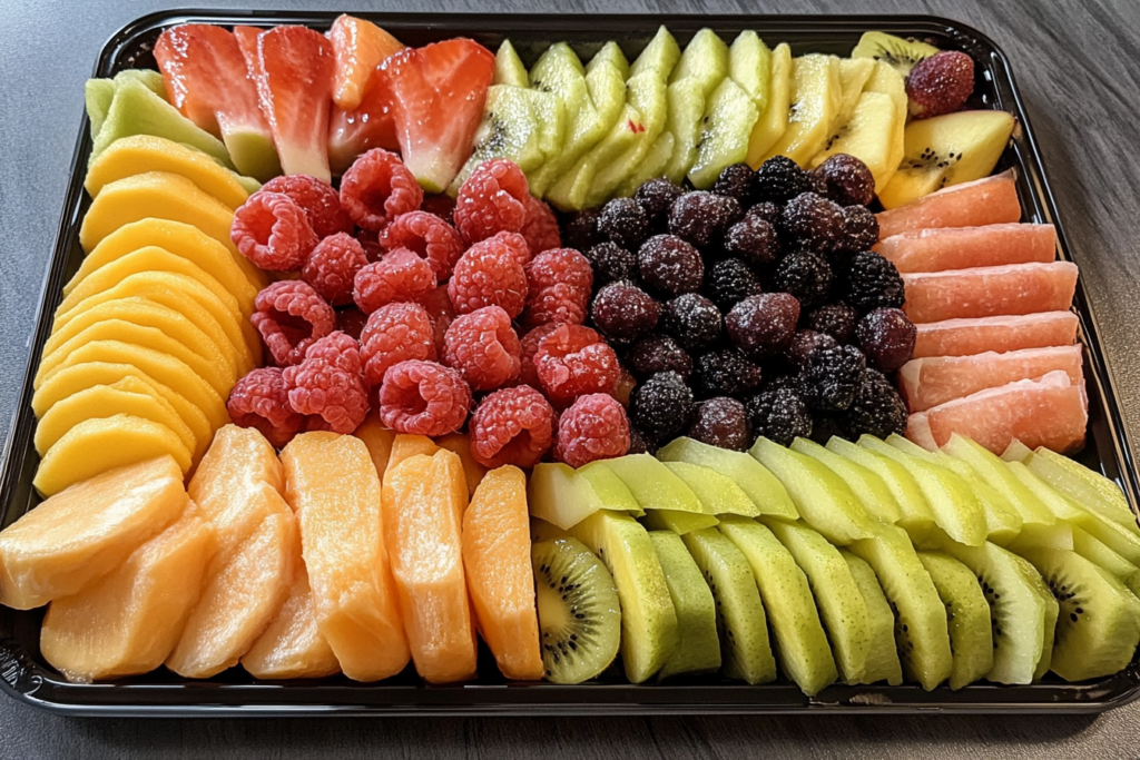 What should be in a fruit platter?