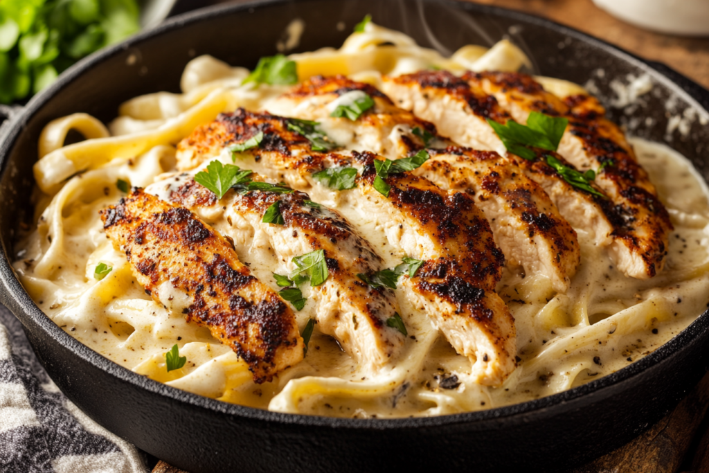 Does blackened chicken mean burnt?