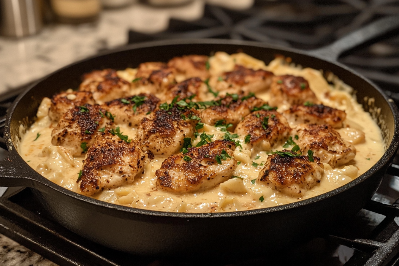 Does blackened chicken mean burnt?