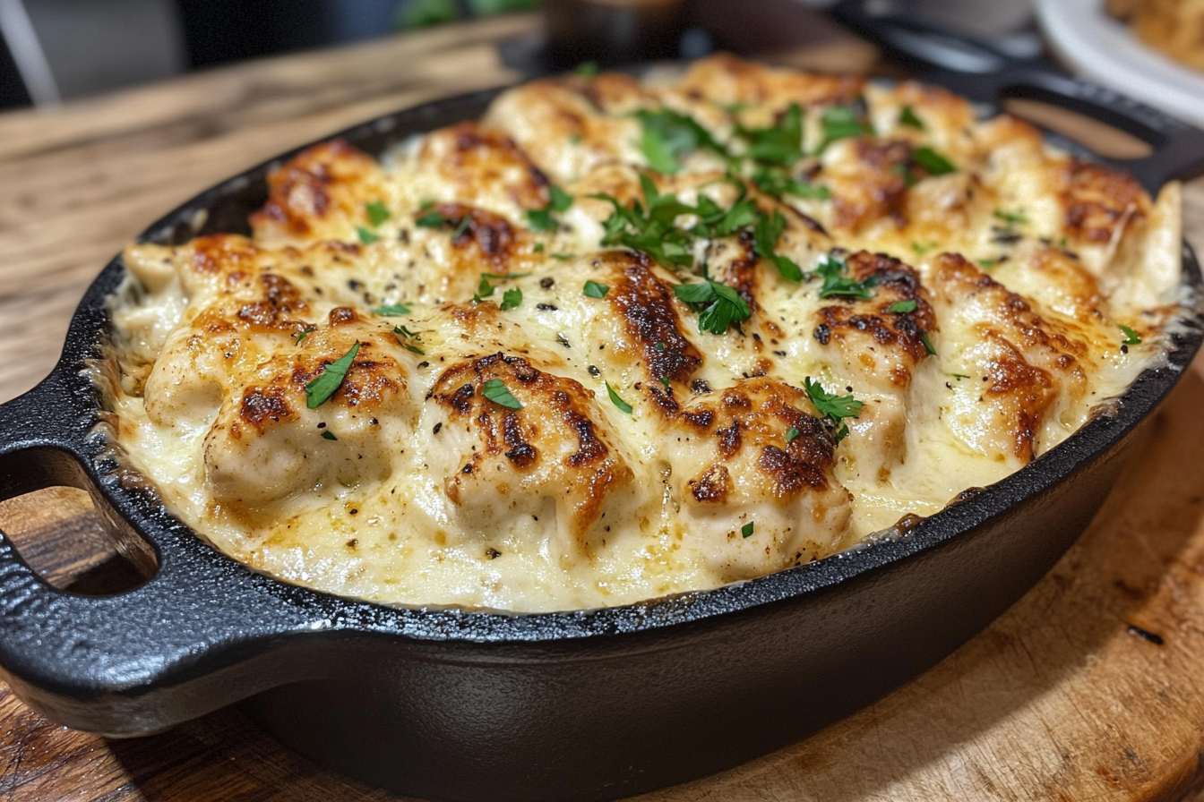 blackened chicken alfredo