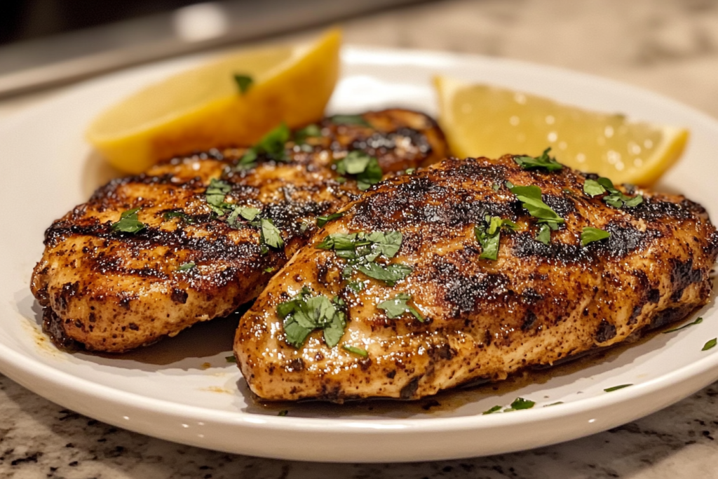 blackened chicken alfredo