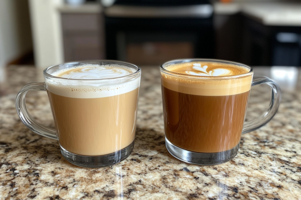 What is a cortado vs. macchiato?
