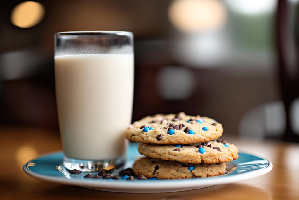 What does milk do to a cookie?