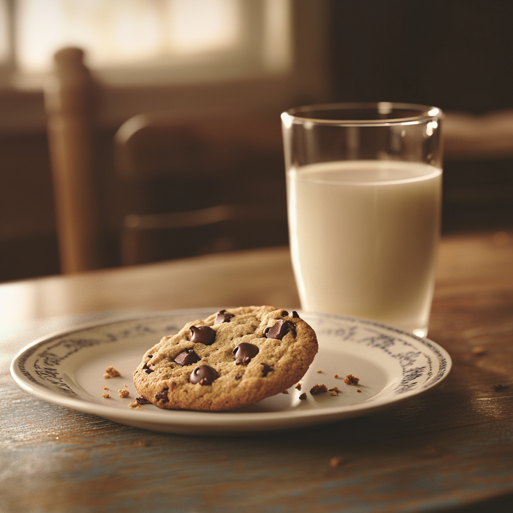 Why do Americans dip cookies in milk?