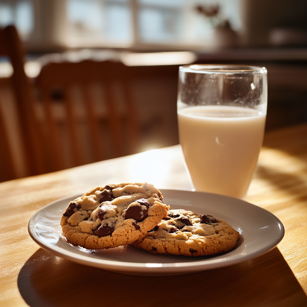 Why do Americans dip cookies in milk?