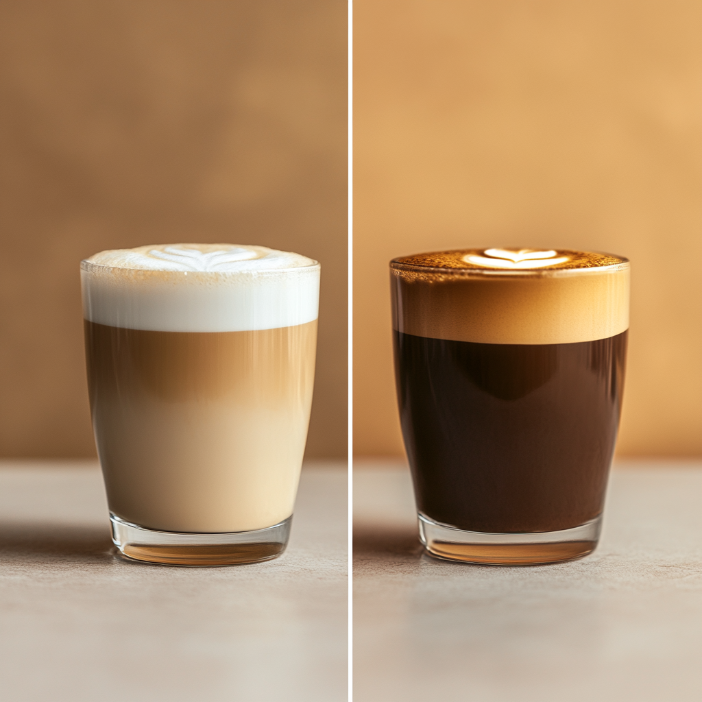 What is a cortado vs. macchiato?