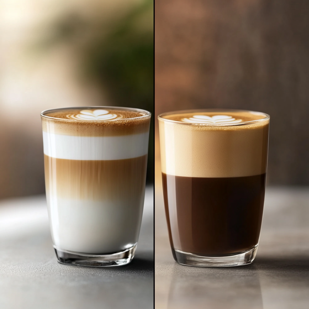 What is a cortado vs. macchiato?