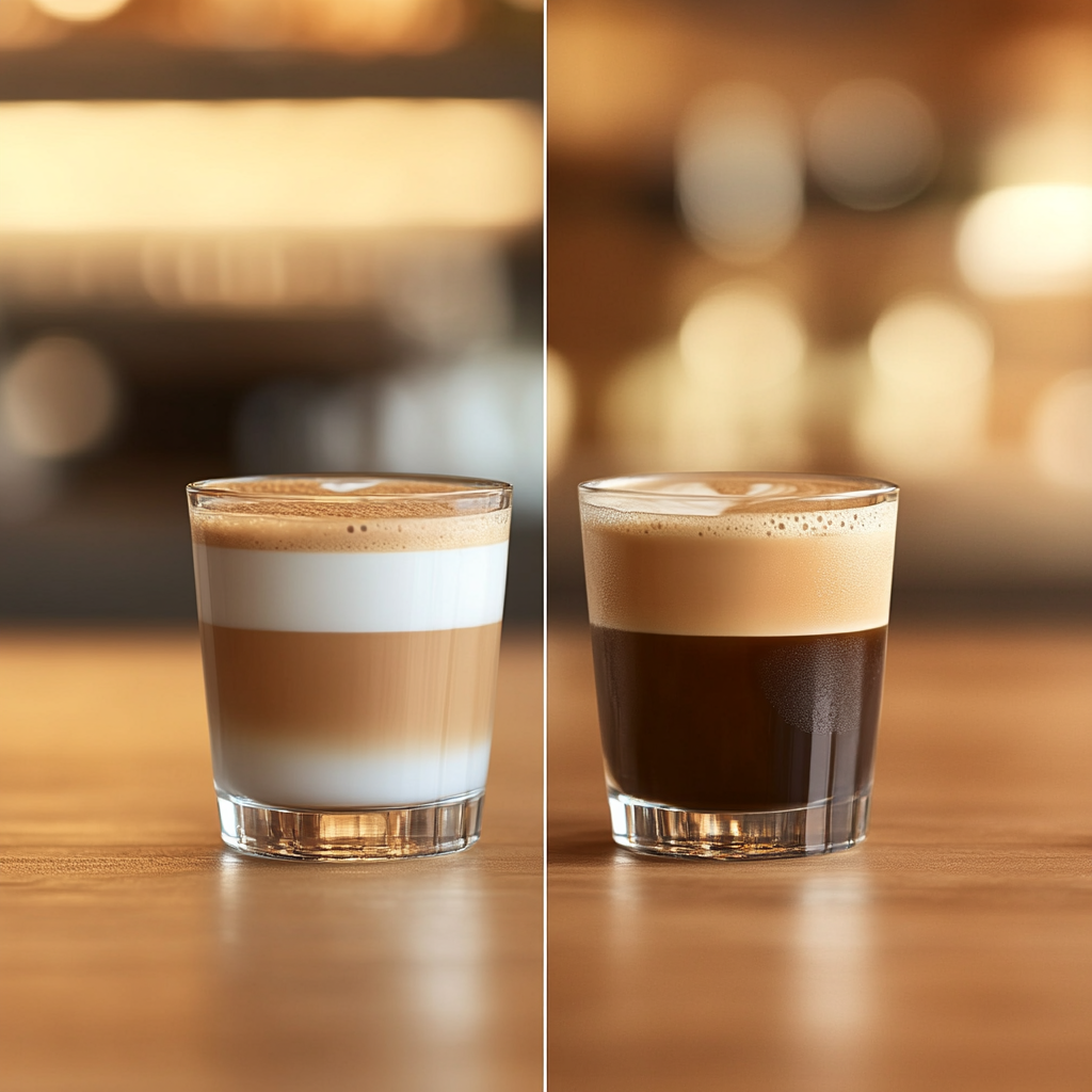 What is a cortado vs. macchiato?