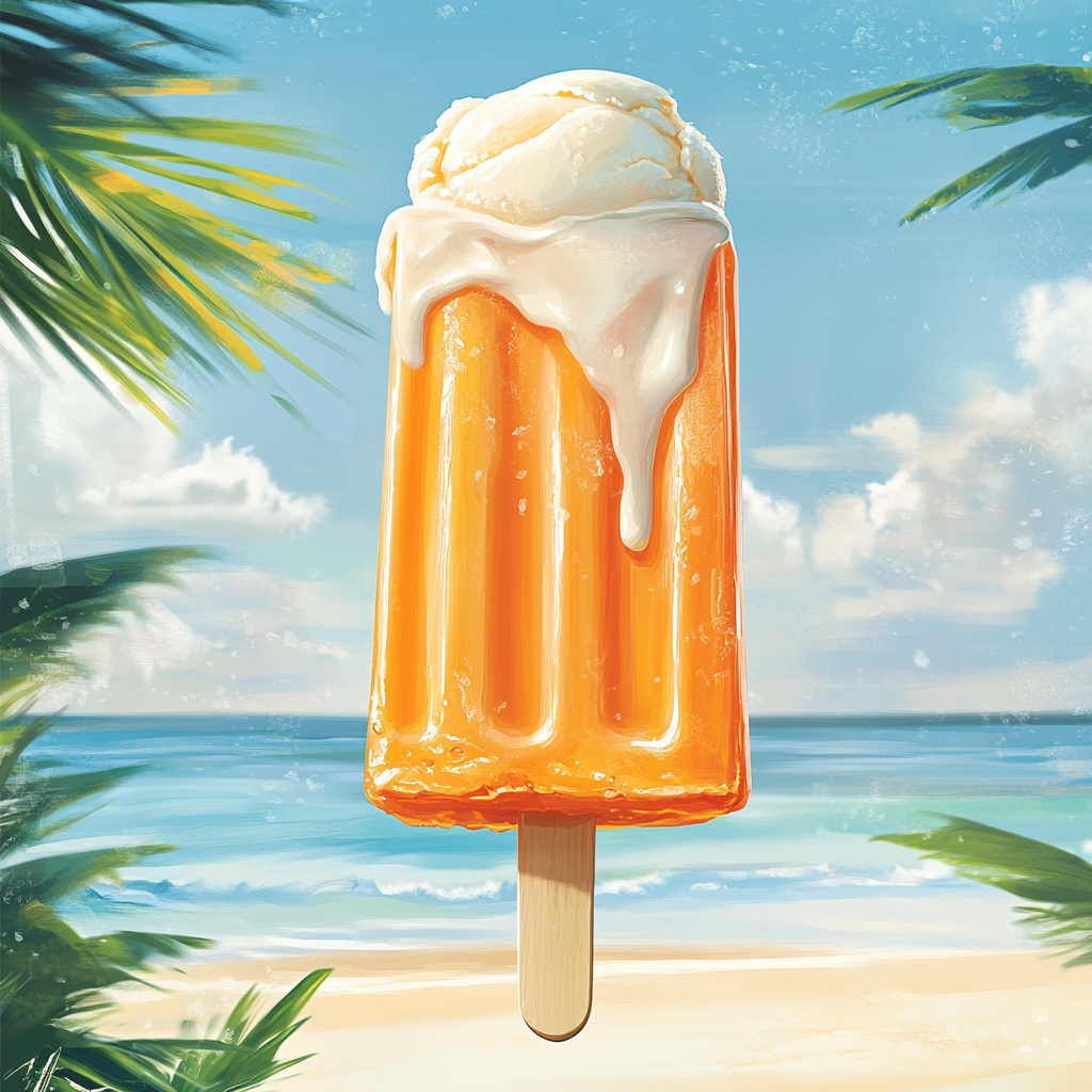 What is a creamsicle made of?