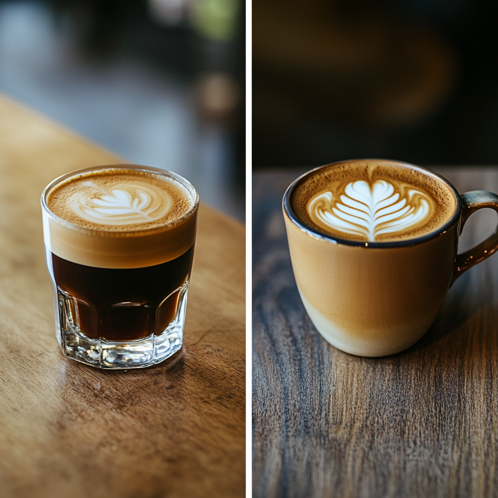 Is a cortado the same as a flat white?