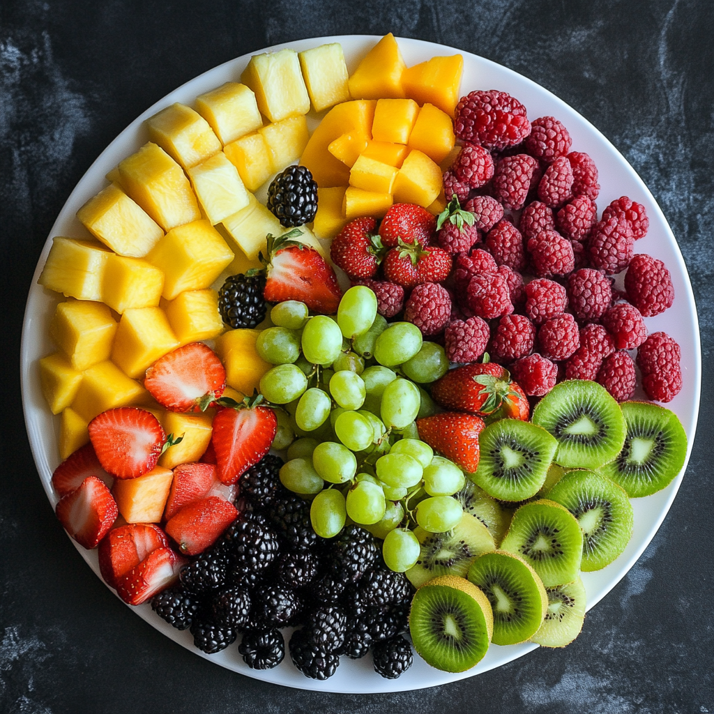 What should be in a fruit platter?