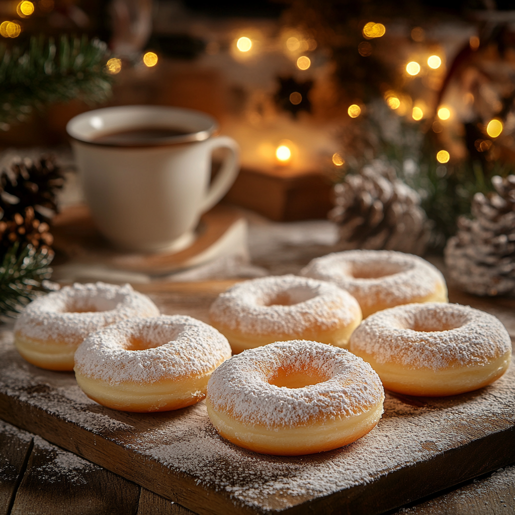 What is the white stuff on powdered donuts?