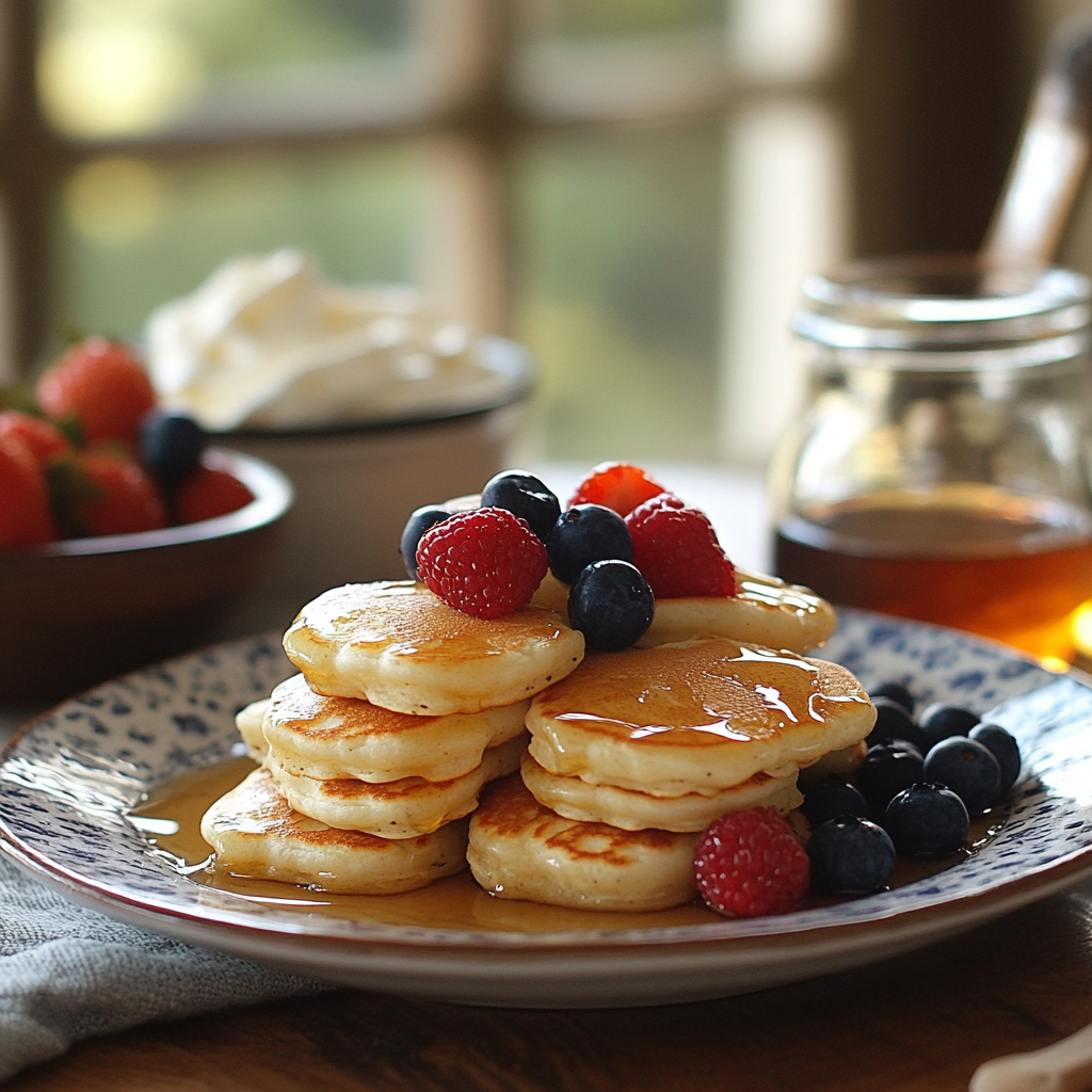 How long do you cook mini pancakes for?