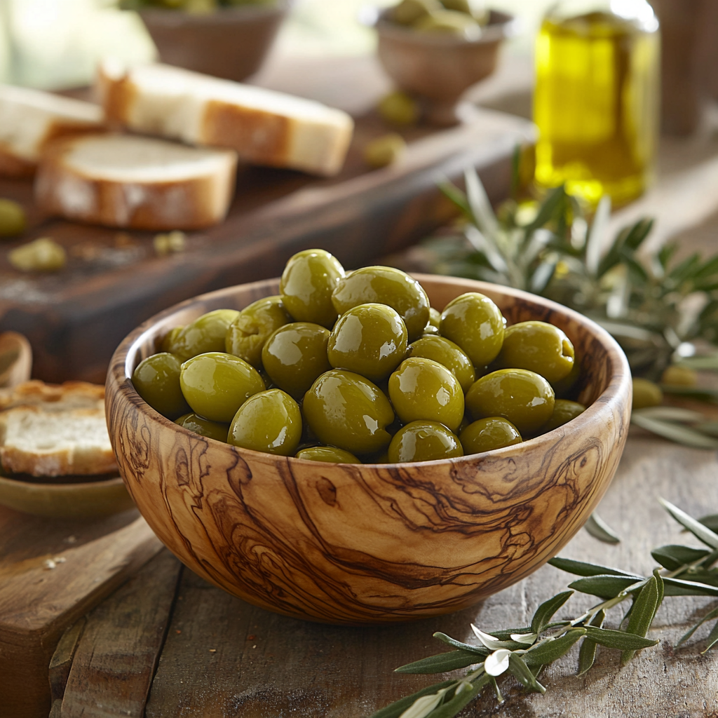 green olives