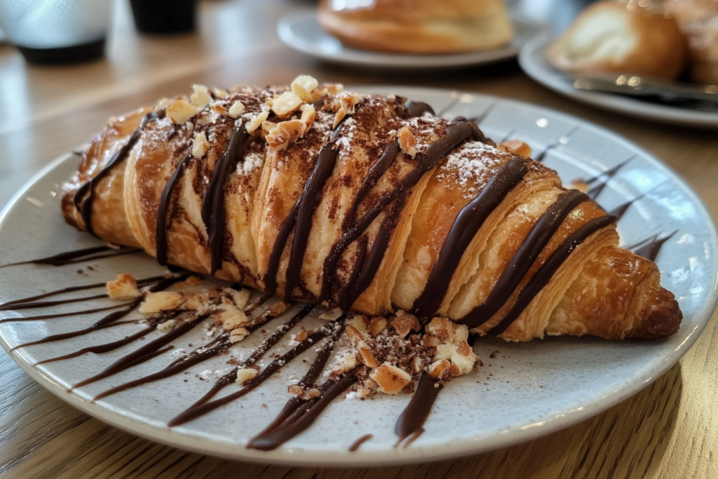 What chocolate is in a chocolate croissant?