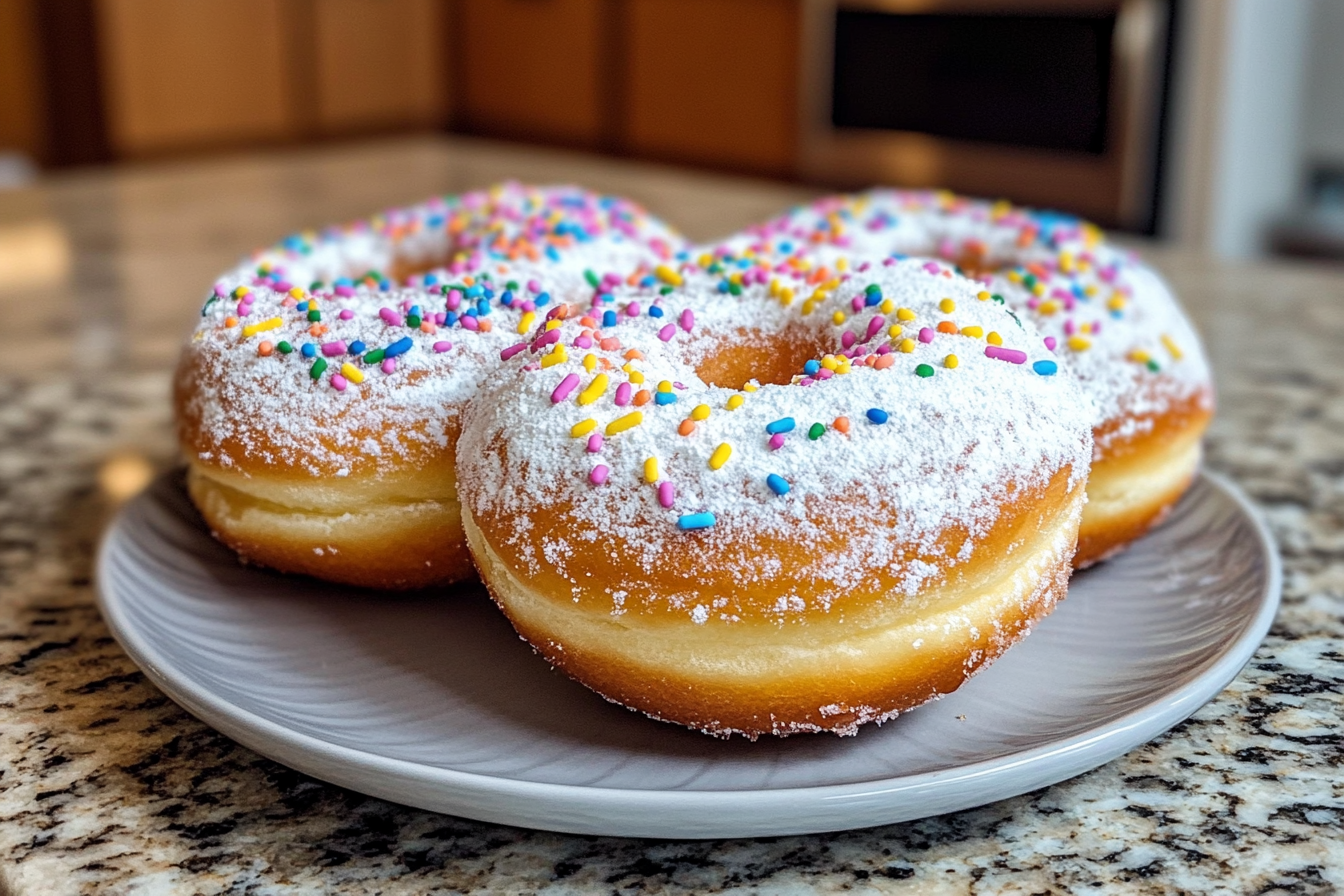 What are stuffed donuts called?