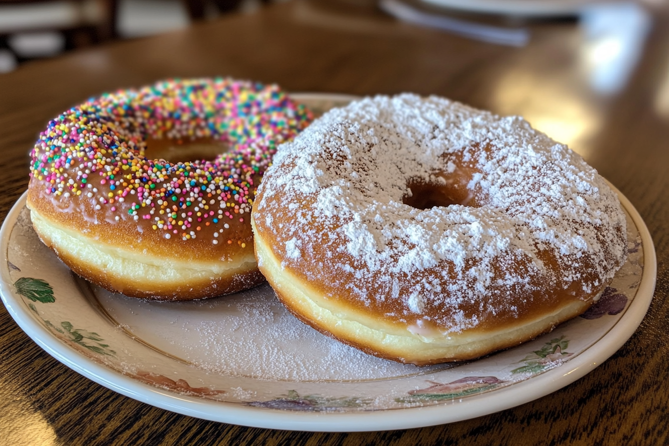 What are the two types of donuts?