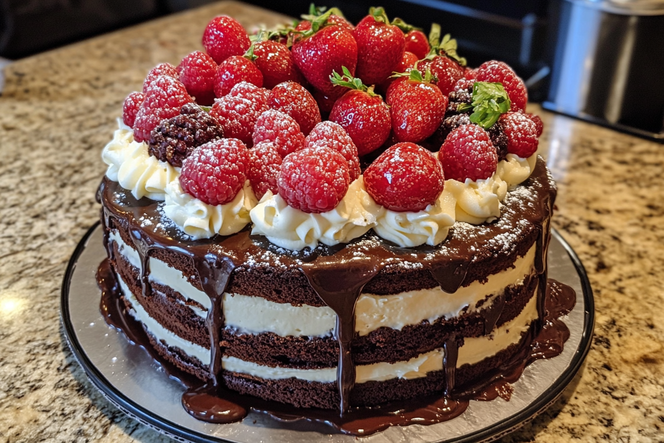 What is love cake made of?