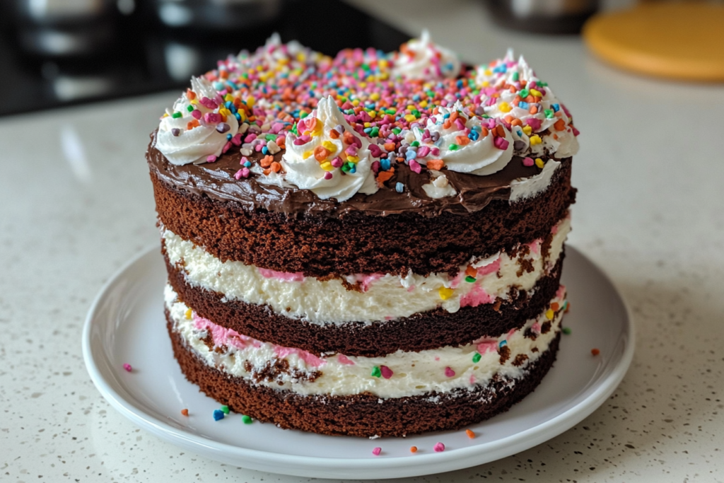 What is love cake made of?
