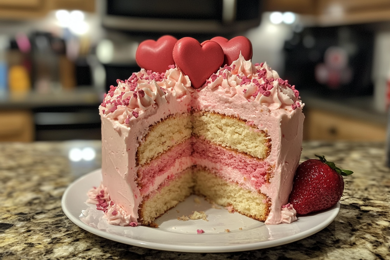 heart cake