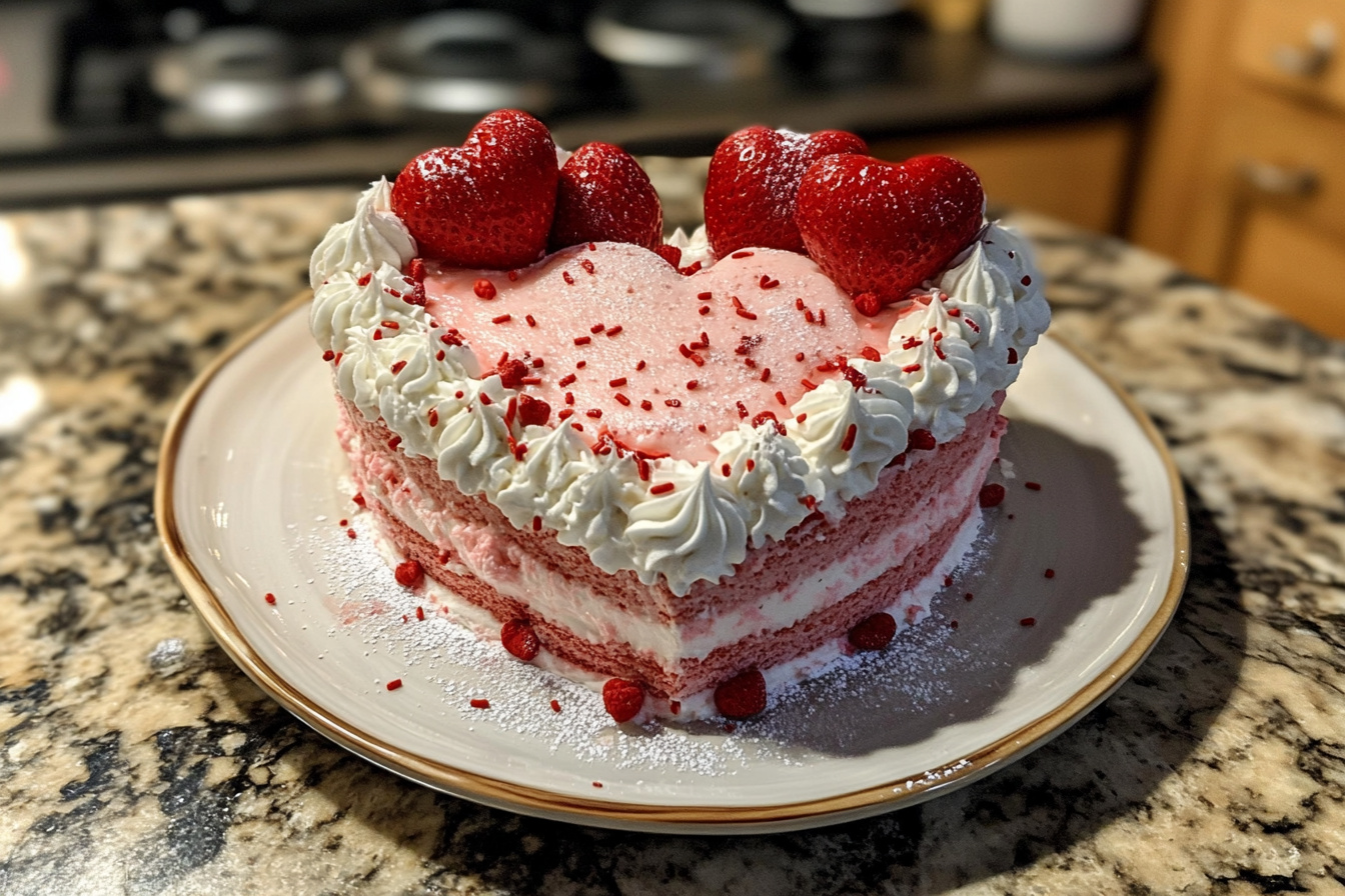 heart cake