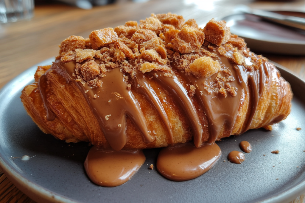 What is a Biscoff croissant?