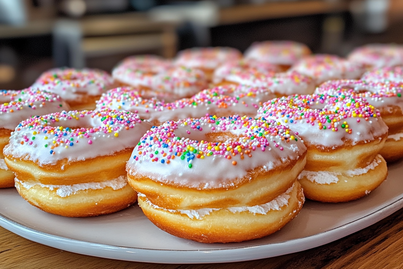 What are powdered donuts made of?