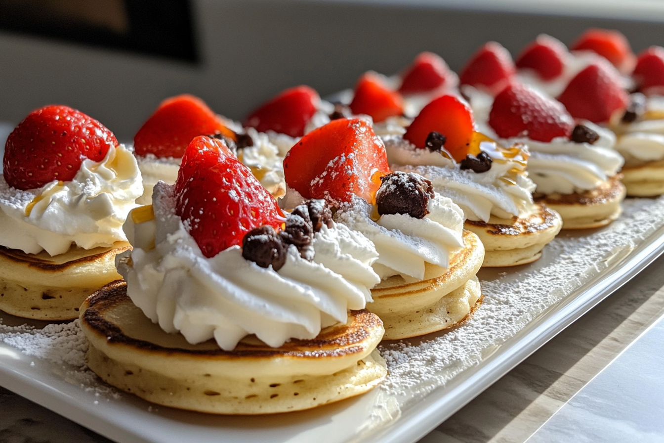 mini pancakes