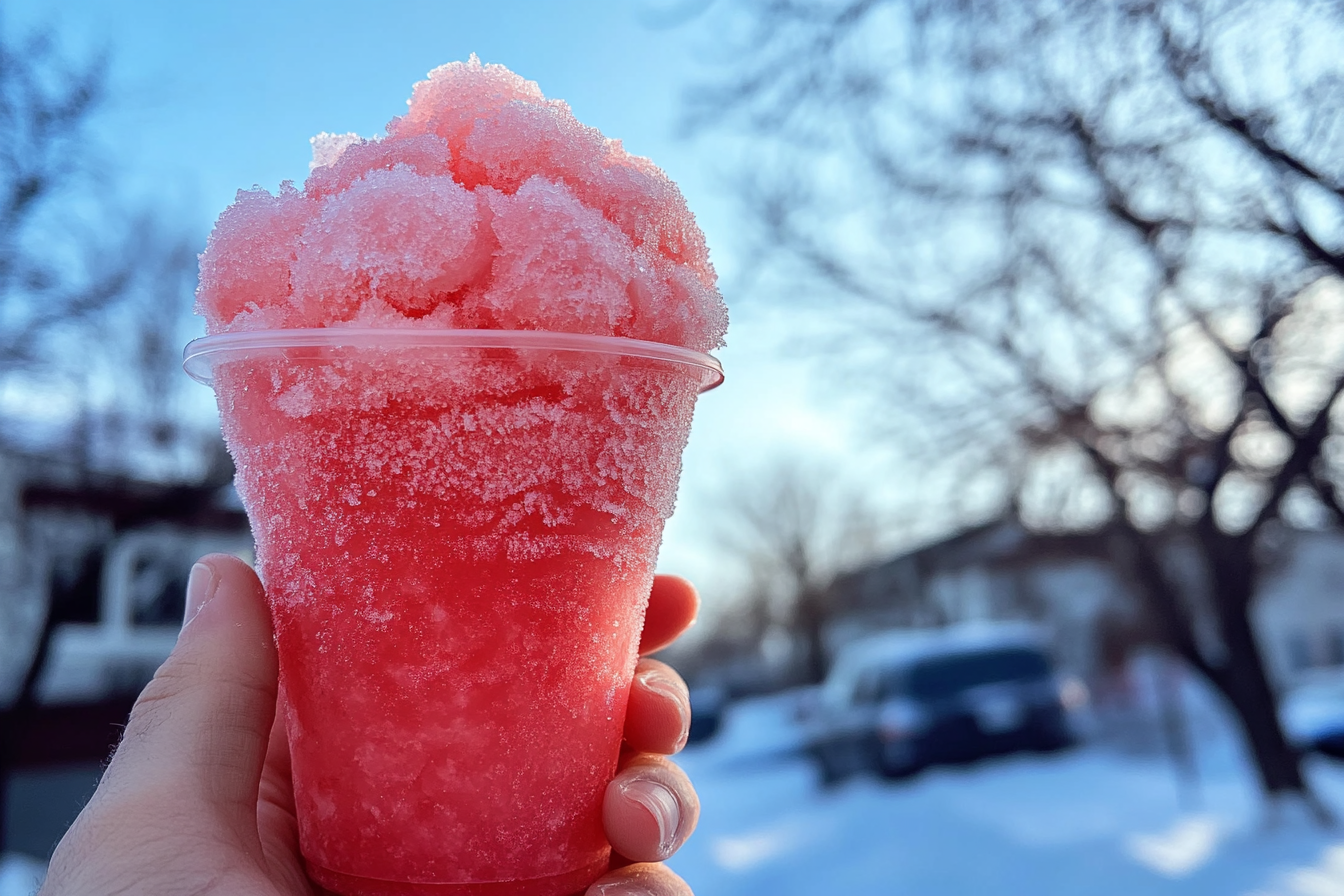 What do Americans call snow cones?