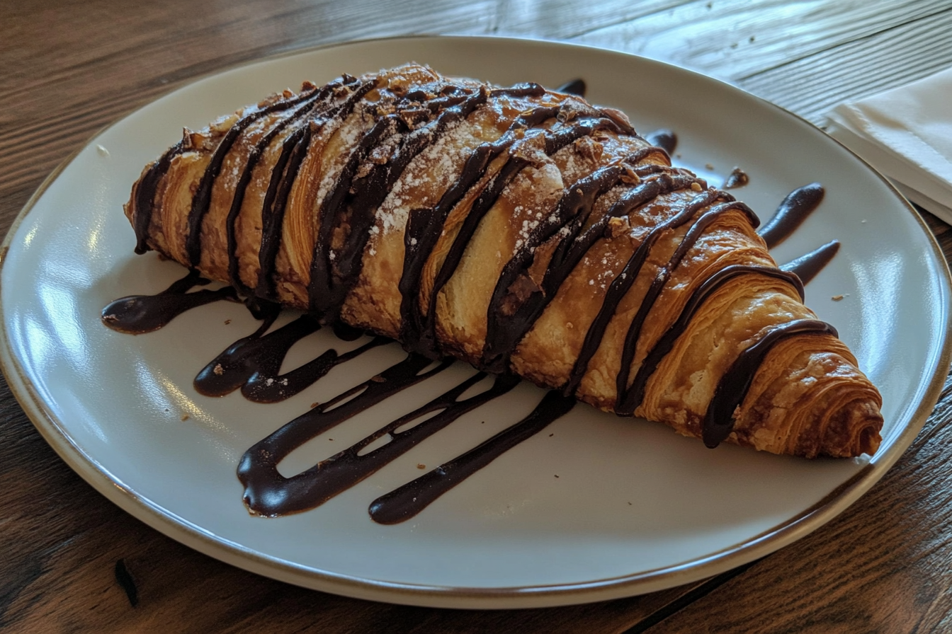 What chocolate is in a chocolate croissant?