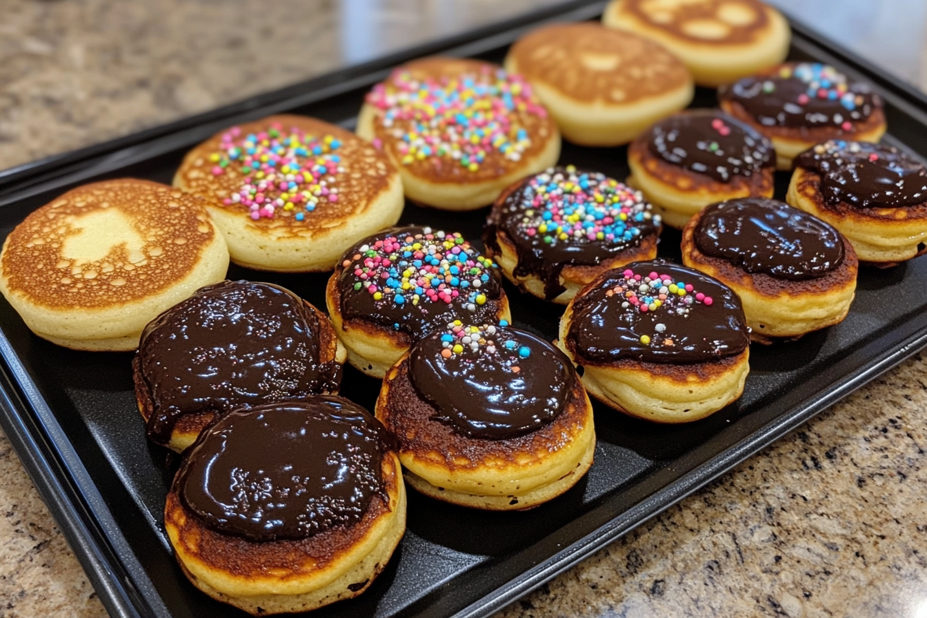 How long do you cook mini pancakes for?