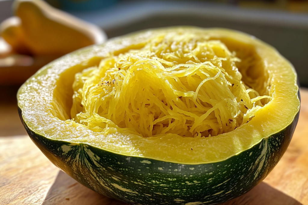 Is it OK to eat green spaghetti squash?