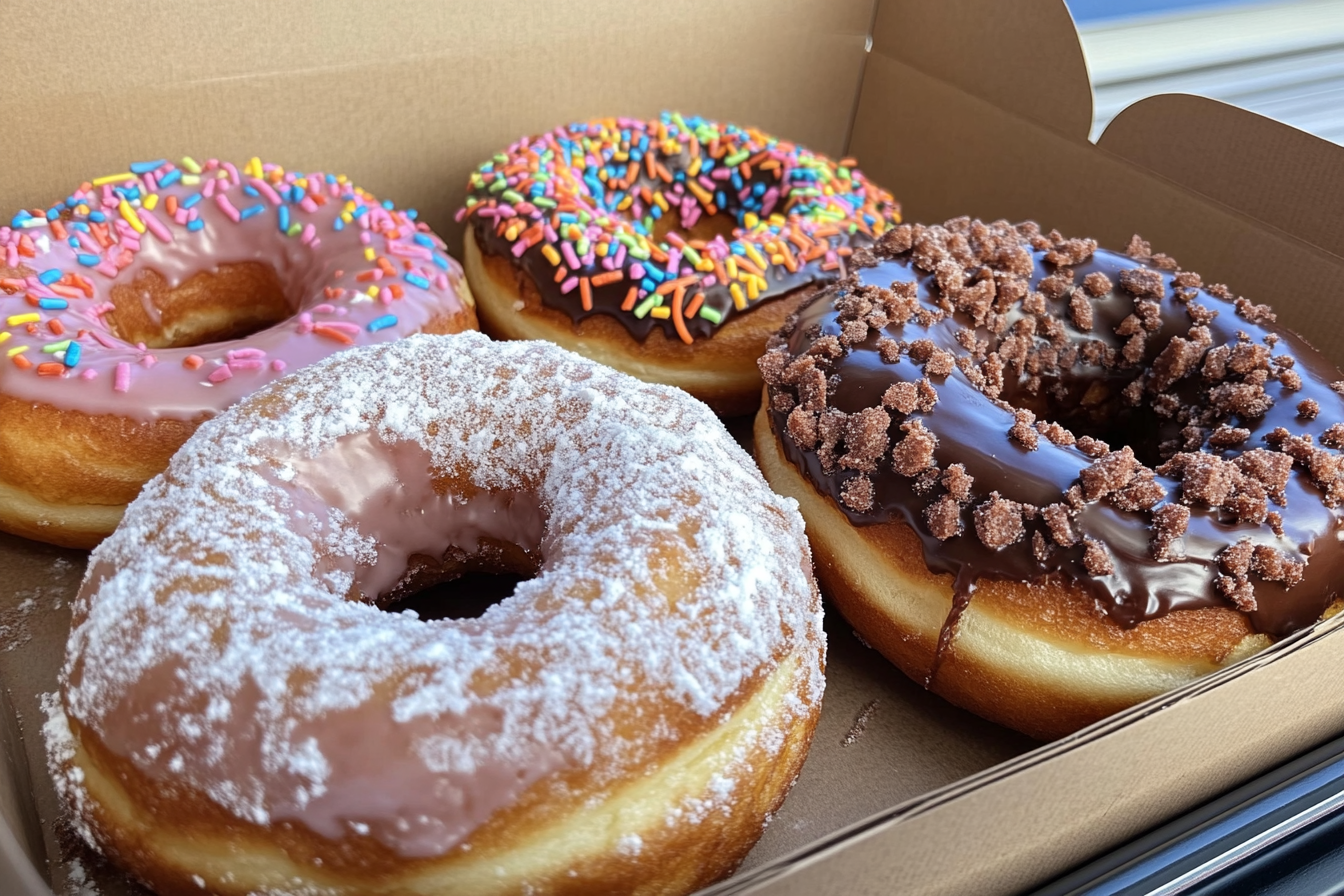 What is the white stuff on powdered donuts?