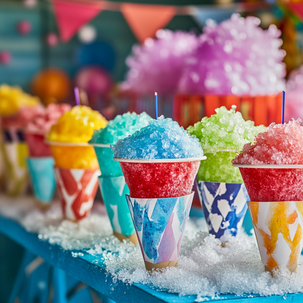 What do Americans call snow cones?