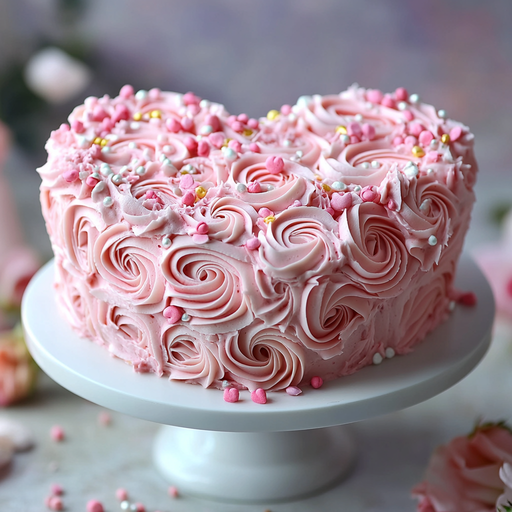 heart cake
