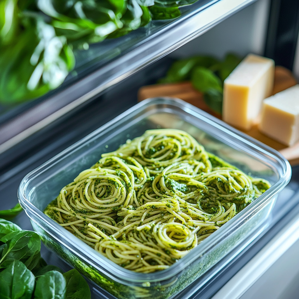 How long does green spaghetti last in the fridge?