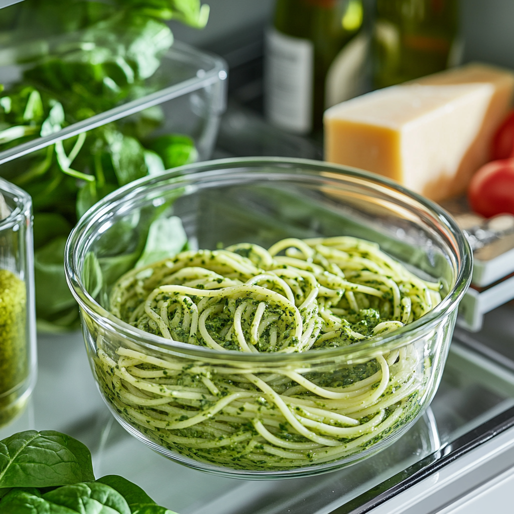 How long does green spaghetti last in the fridge?