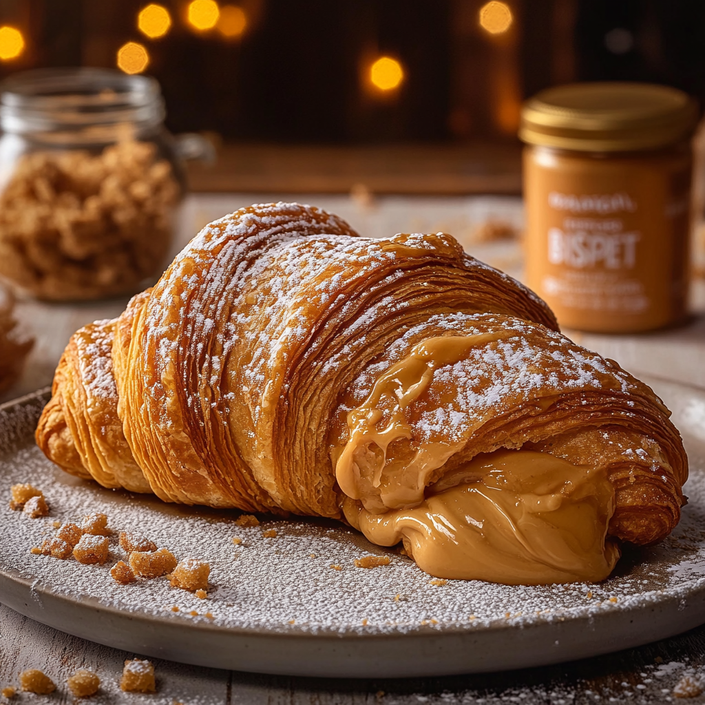 What is a Biscoff croissant?