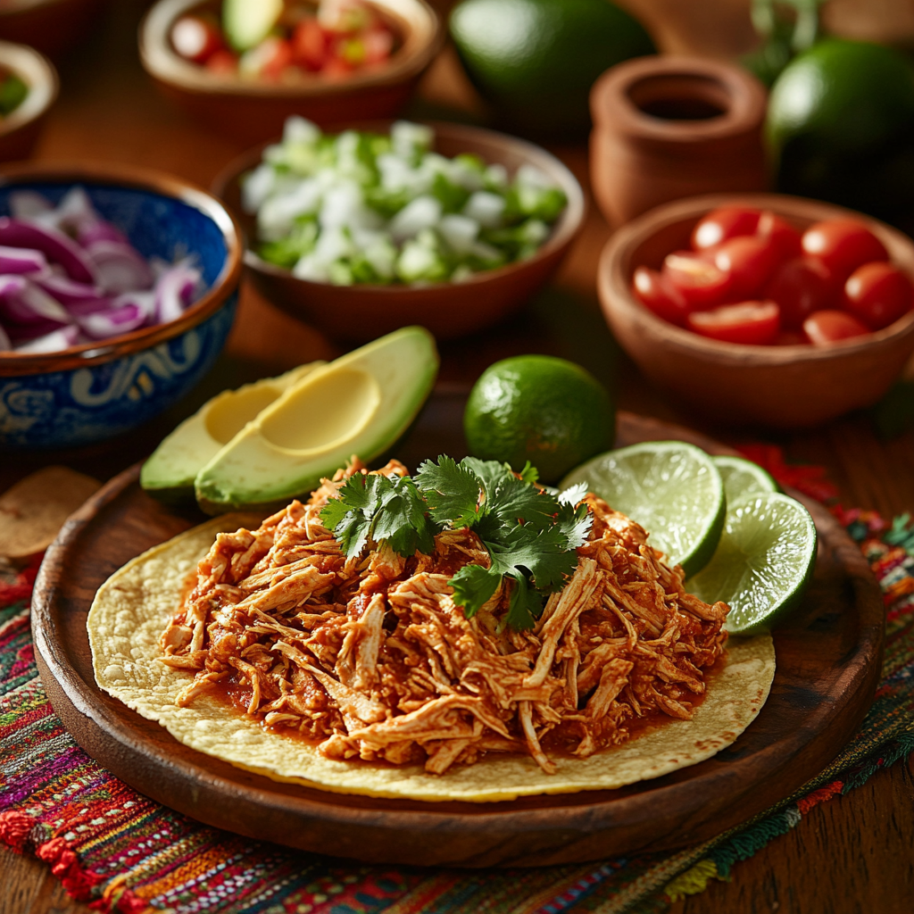 What is tinga de pollo in English?