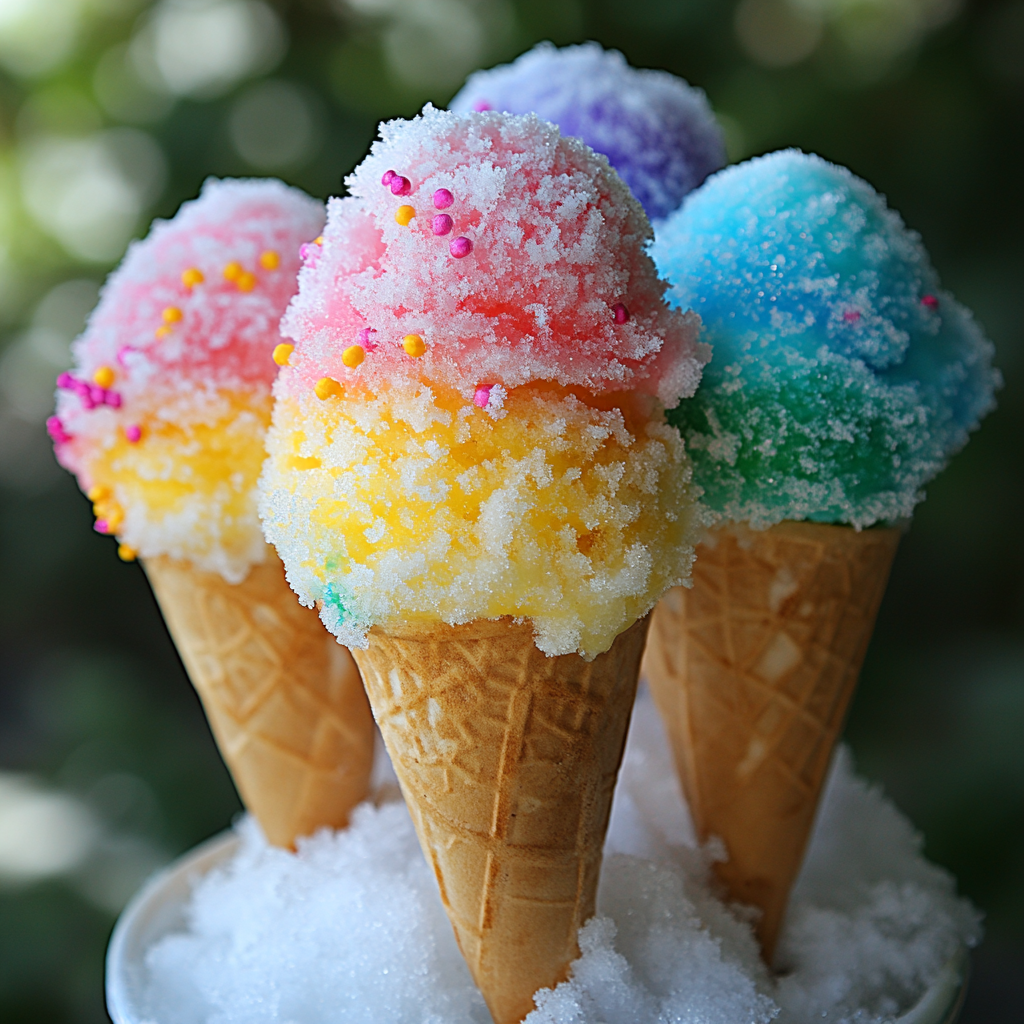 snow cones