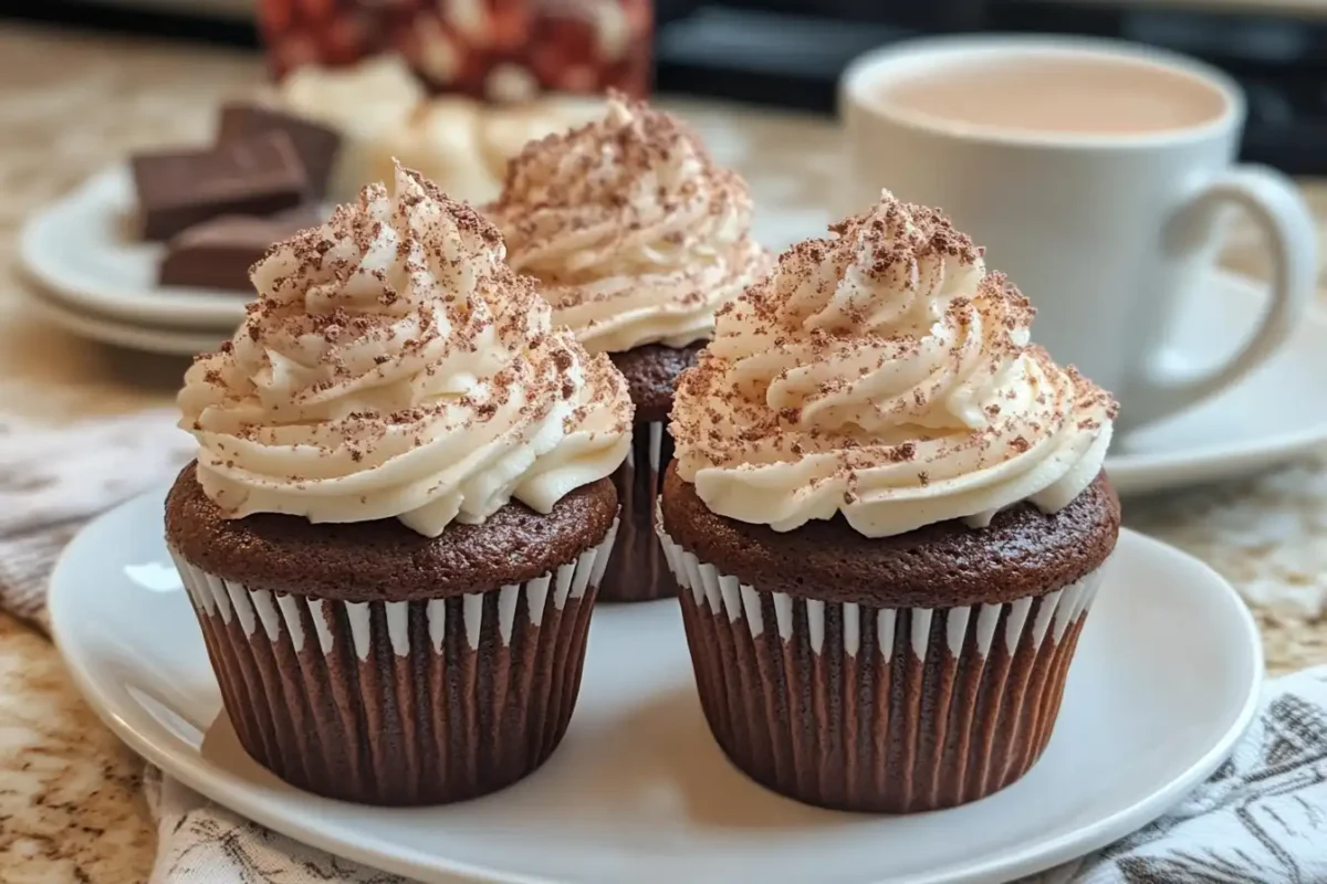 Homemade Hot Chocolate Cupcakes