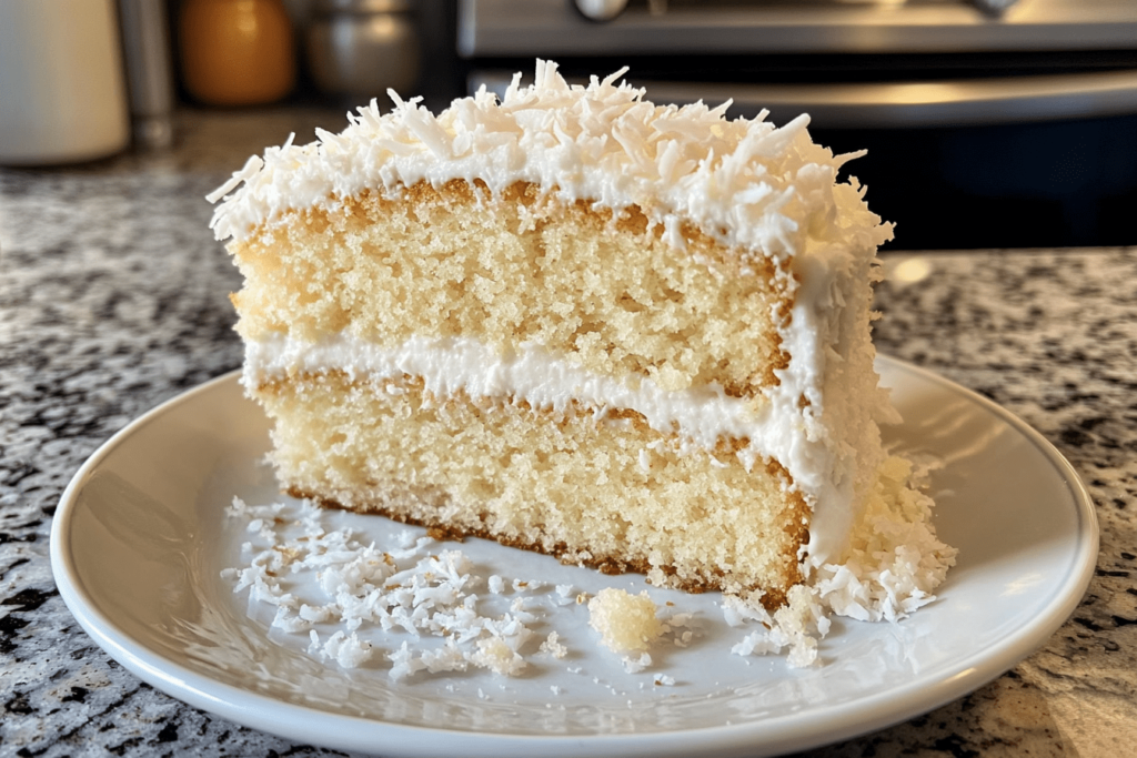 How To Make A Moist and Fluffy Coconut Cake