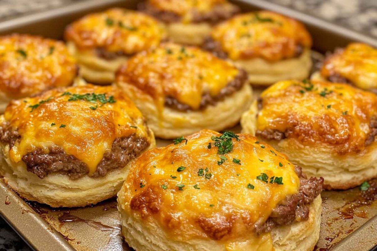 Beef and Cheese Butter Swim Biscuits