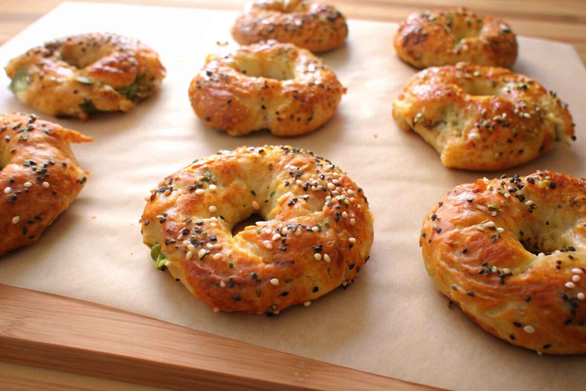 protein bagels with greek yogurt