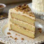 White German Chocolate Cake with Coconut-Pecan Filling