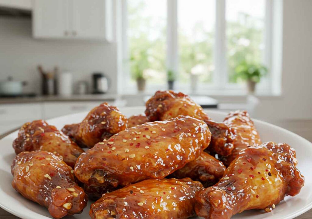 Sweet and Spicy Chicken Wings