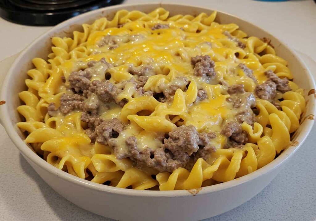 Sour Cream Beef Noodle Casserole