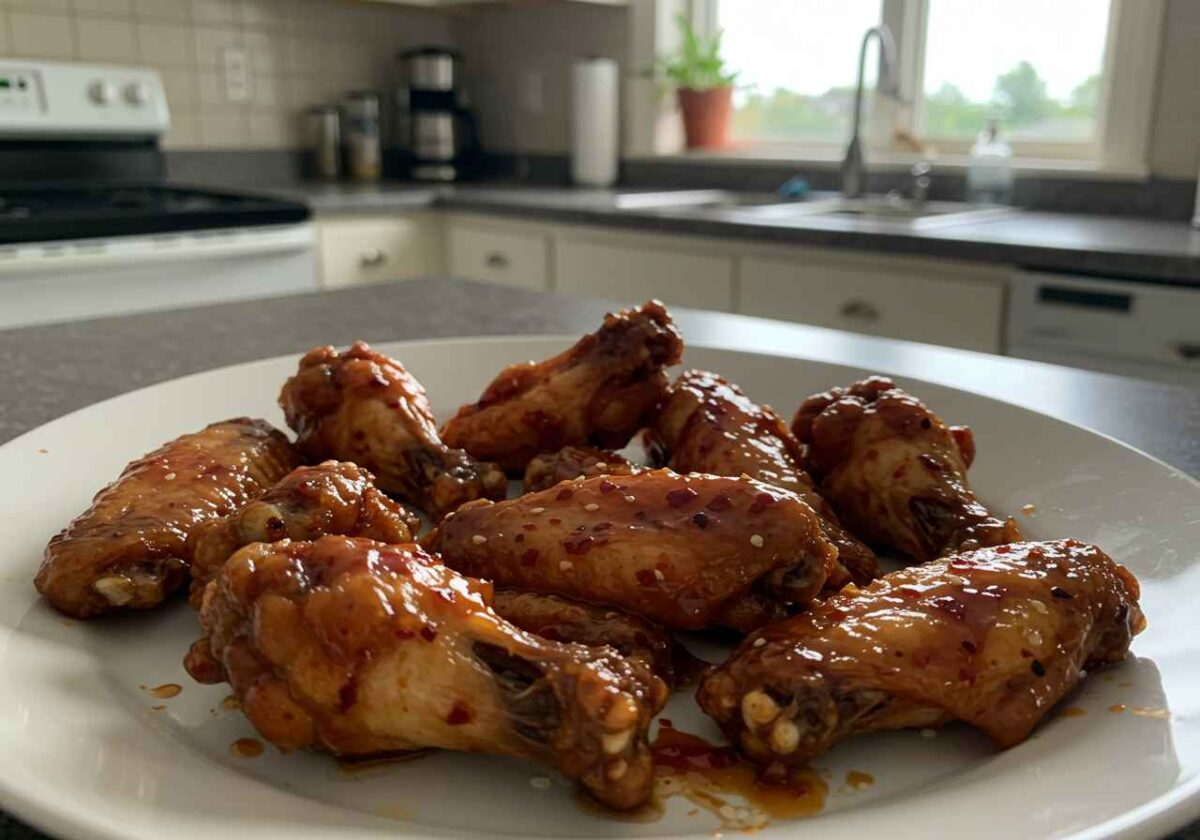 Sweet and Spicy Chicken Wings